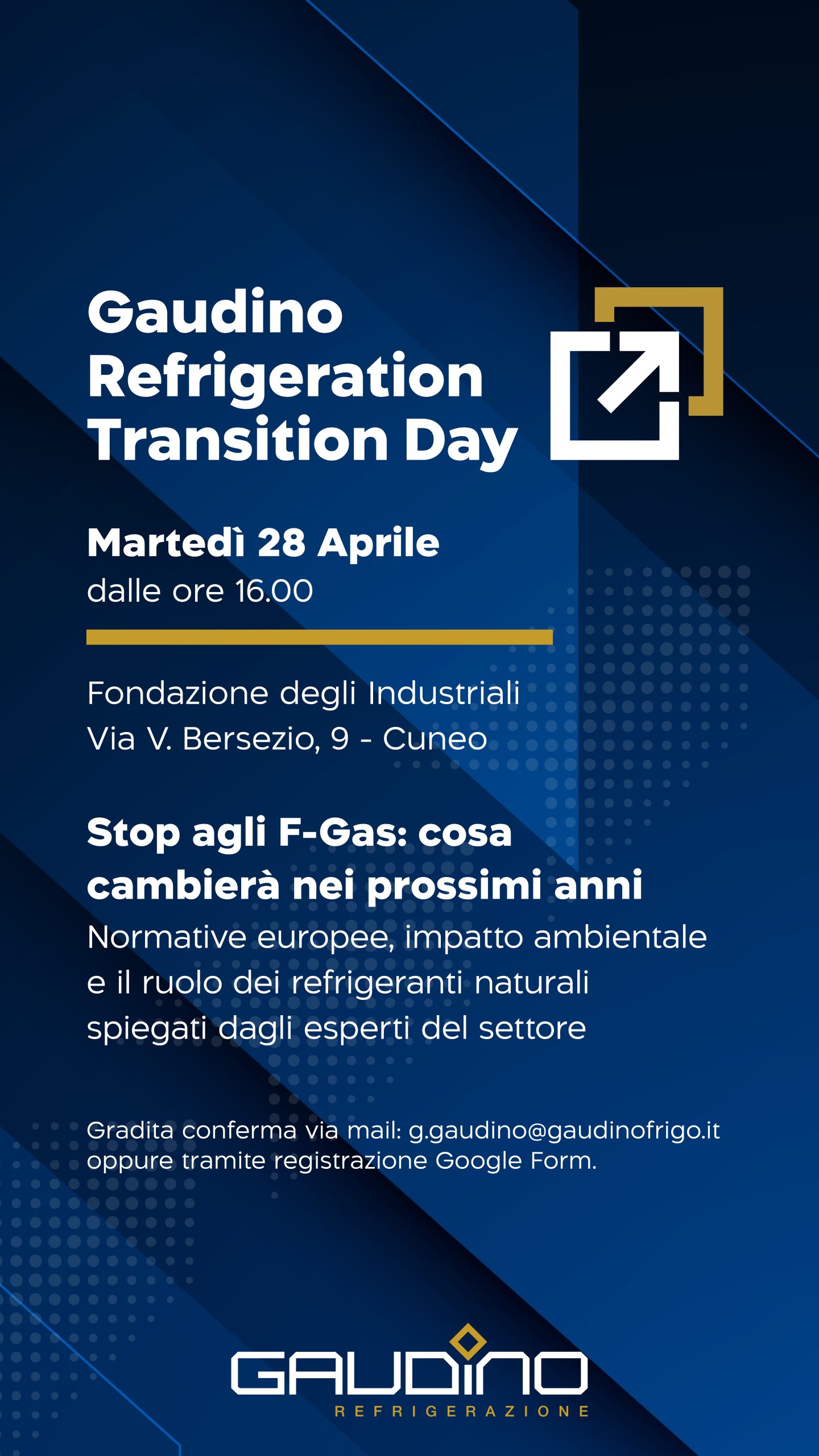 Refrigeration Transition Day: il futuro della refrigerazione visto da Gaudino